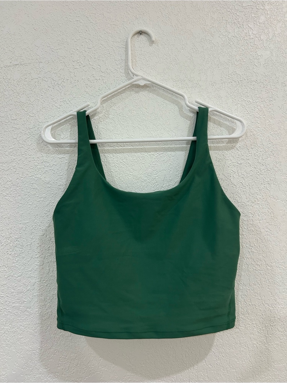 Old Navy Dark Green Scoop Neck Athletic Tank with Built in Bra Large